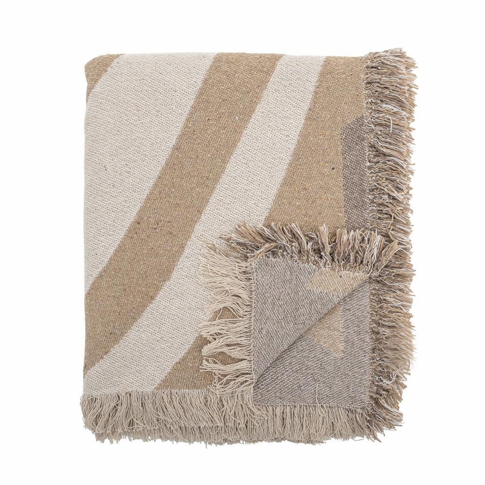 Bloomingville Recycled Cotton Orinoco Throw Nature
